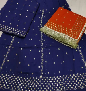 Upada Silk Pure Odhna Aari Tari Handwork Poshak