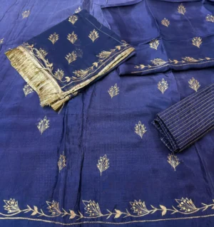 Upada Silk Pure Odhna Aari Zari Handwork Poshak