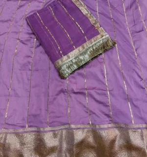 Satin Laffa Machine Work Poshak