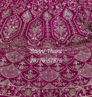 Bember Satin Pure Thakurji Odhna Zardosi Handwork Poshak