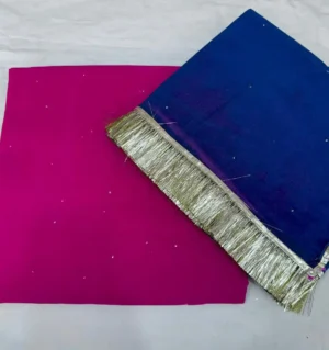 Half Pure Mukesh Work Poshak