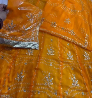 Half Pure Pittan Work Poshak