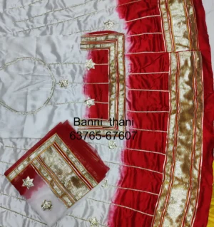 Satin Faag Half Pure Odhna Poshak