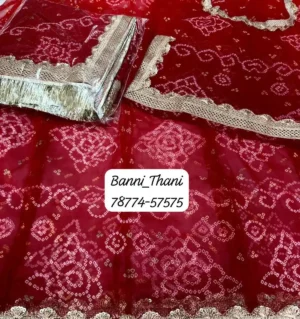 Rai Bandhej Pure Thakurji Poshak