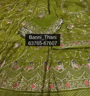 Upada Silk Fabric Half Pure Odhna Poshak