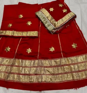 Choti Baisa Poshak Satin Fabric Half Pure Odhna