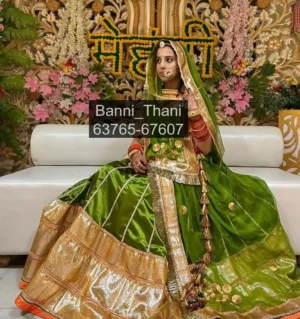 Satin Fabric Half Pure Odhna Poshak