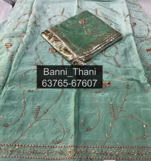 Upada Silk Pure Odhna Zardosi Dori Handwork Poshak