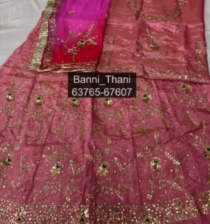 Tissue fabric
Pyor odhni
Zardosi Poshak