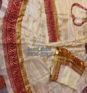 18 Kali- Tissue fabric Pure thakurji odhni Poshak