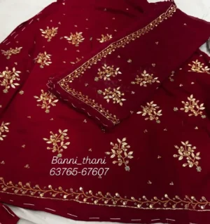 Bember Satin Pure Odhni
Dori Zardosi Handwork Poshak