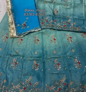 Tissue Fabric Pure thakurji odhni handwork Poshak