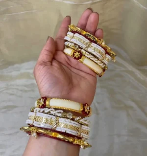 Rajputi Oil Painted Bur Dhalu Chura