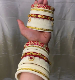 Trending Rajputi Oil Painted Bur Dhalu Chura for Women's