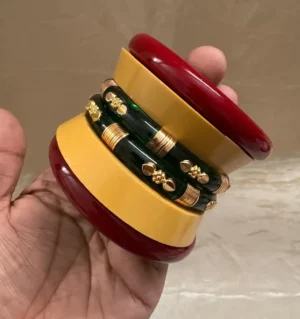 Rajputi Oil Painted Bur Dhalu Chura