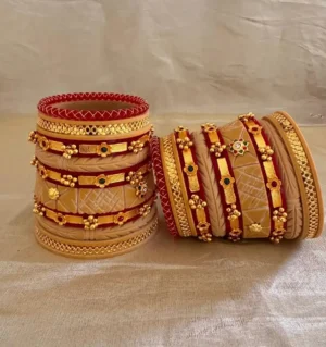 Rajputi oil painted Bur Dhalu Chura