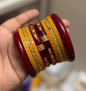 Rajputi Oil Painted Bur Dhalu Chura