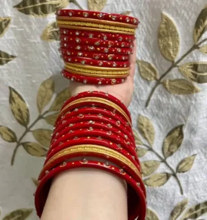 Rajputi Oil Painted Bur Dhalu Chura