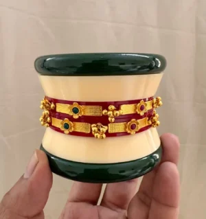 Rajputi Oil Painted Bur Dhalu Chura