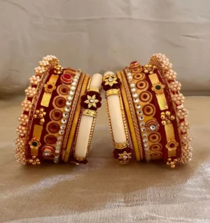 Rajputi Oil Painted Bur Dhalu Chura