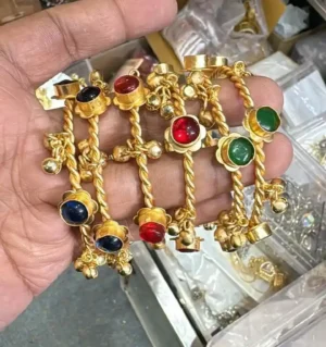 Real Copper Kashmiri Bangles - Adjustable