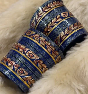 Trending Rajputi Oil Painted Bur Dhalu Chura for Women's