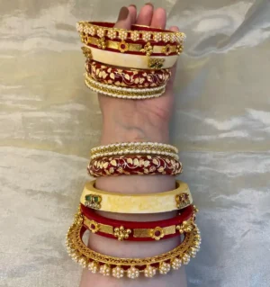 Rajputi Oil Painted Bur Dhalu Chura