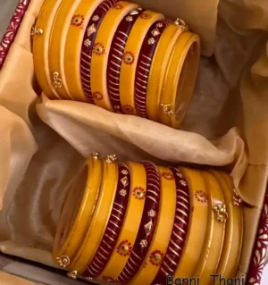 Rajputi Bur Oil Painted Dhalu Chura