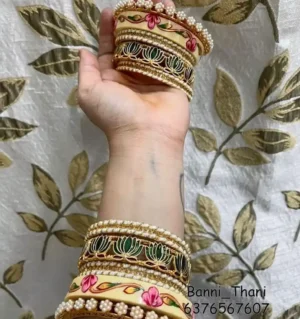 Rajputi Oil Painted Bur Dhalu Chura